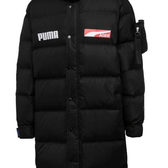 PUMA x ADER ERROR Hooded Button-Up Unisex Padded Down Coat - Picture 2 of 10